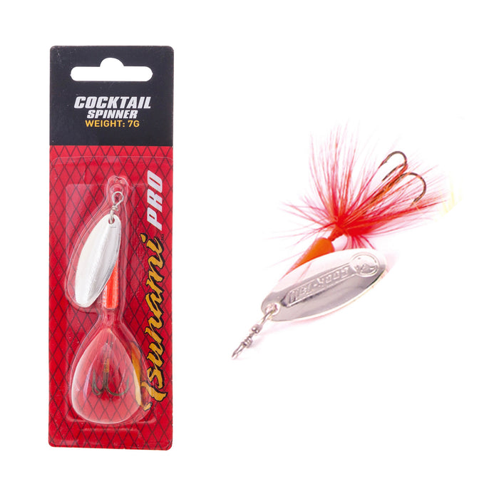 Cocktail Spinner Fire Tiger, Gold — Spot On Fishing Tackle